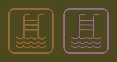 zwembad pictogram vector