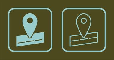 kaart locatiepictogram vector