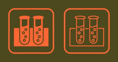 reageerbuis pictogram vector