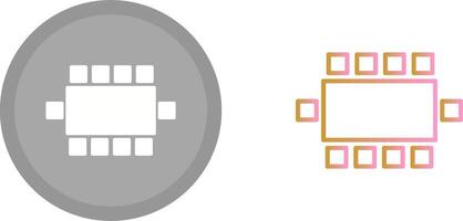 conferentie kamer stoel icoon vector