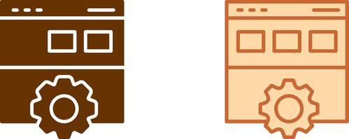 pictogram voor webontwikkeling vector