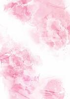 pastel roze hand- geschilderd waterverf achtergrond vector