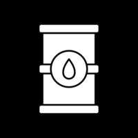 vat glyph omgekeerd pictogram vector