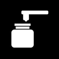 wax glyph omgekeerd pictogram vector