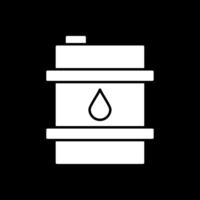 vat glyph omgekeerd pictogram vector