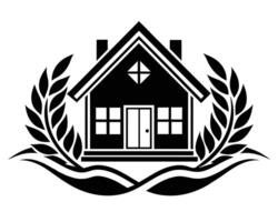 huis logo illustratie vector