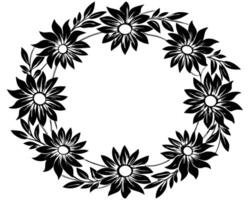 kader van bloemen illustratie vector