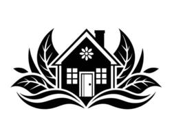 huis logo illustratie vector