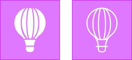 hete luchtballon icoon vector