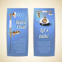 Telefoonbanners verticaal vector