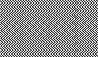 het horizontale zwart-witte patroon van zigzagstrepen. geometrisch herhalend patroon van zigzag. vector ontwerp