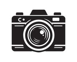 camera silhouet icoon grafisch logo ontwerp vector