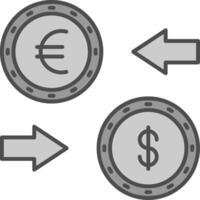 valuta uitwisseling filay icoon vector