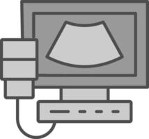 echografie filay icoon vector