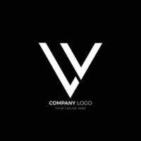 lv alfabet brieven initialen monogram logo vector