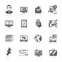 Seo internetmarketing pictogram vector
