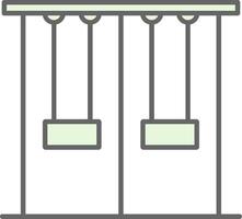 schommel filay icoon vector