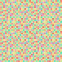 pixel achtergrond groen oranje roze kleuren. naadloos patroon, pixelatie. kleurrijk pixel dots mozaïek- achtergrond, behang vector