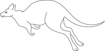 schets clip art. tekening dieren clip art. tekenfilm wild dieren clip art voor geliefden van dieren in het wild vector