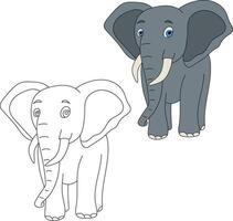 olifant clip art set. tekenfilm wild dieren clip art reeks voor geliefden van dieren in het wild vector