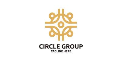 logo ontwerp creatief vennootschap, groep, samen, gemeenschap, logo ontwerp sjabloon, symbool, icoon, , creatief idee. vector