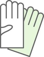 hand- handschoenen filay icoon vector