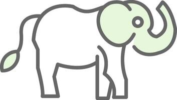 olifant filay icoon vector