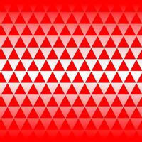 meetkundig patroon in de het formulier van rood driehoeken Aan een wit achtergrond vector