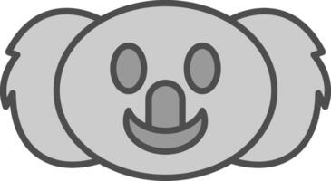 koala filay icoon vector
