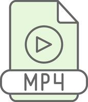 mp4 filay icoon vector