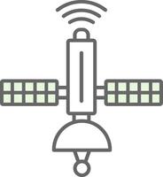 satelliet filay icoon vector