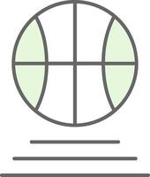 basketbal filay icoon vector