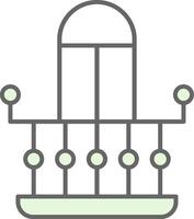 balkon filay icoon vector