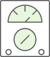 voltmeter filay icoon vector