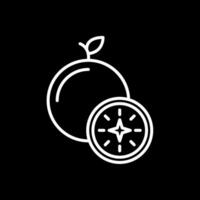 guava lijn omgekeerd icoon vector