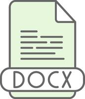 docx filay icoon vector