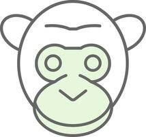 gorilla filay icoon vector