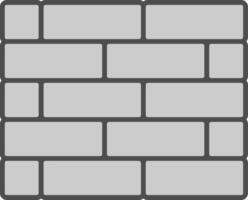 stenen muur filay icoon vector