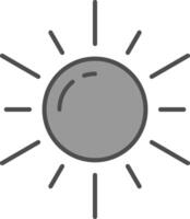 zon filay icoon vector