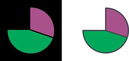 cirkeldiagram pictogram vector