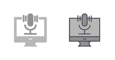 voicerecorder pictogram vector