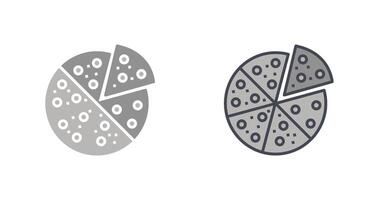 pizza slice pictogram vector