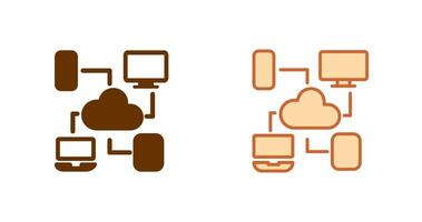 cloud computing-pictogram vector