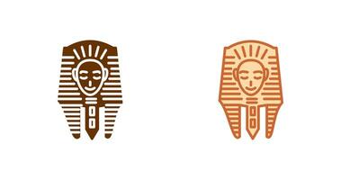 Egyptische gezicht icoon vector