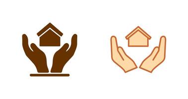 huis verzekering pictogram vector