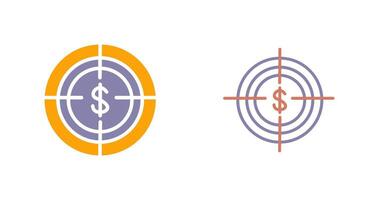 economisch doelwit icoon vector