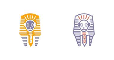 Egyptische gezicht icoon vector