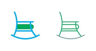 schommelen stoel icoon vector