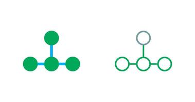 pictogram hiërarchie tekenen vector