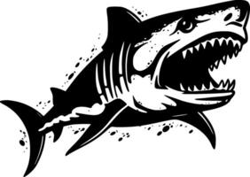 haai - hoog kwaliteit logo - illustratie ideaal voor t-shirt grafisch vector